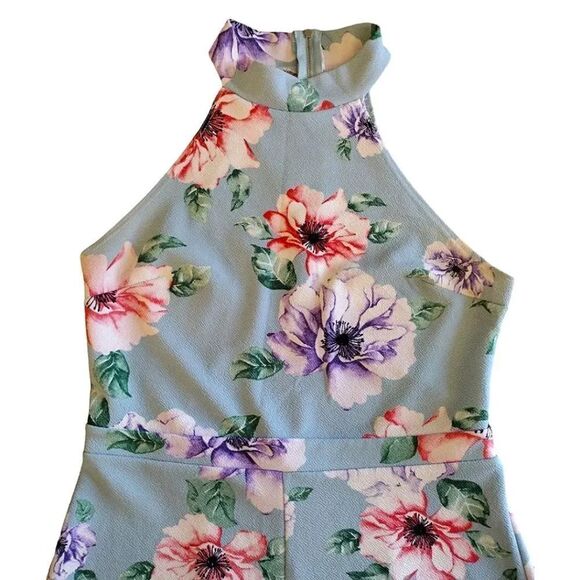 Y2K Boho High Rise Green and Floral Romper Shorts Size Large Bundle of 2 - Picture 3 of 14